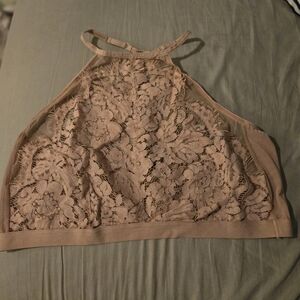 Lace Bralette Blush Pink